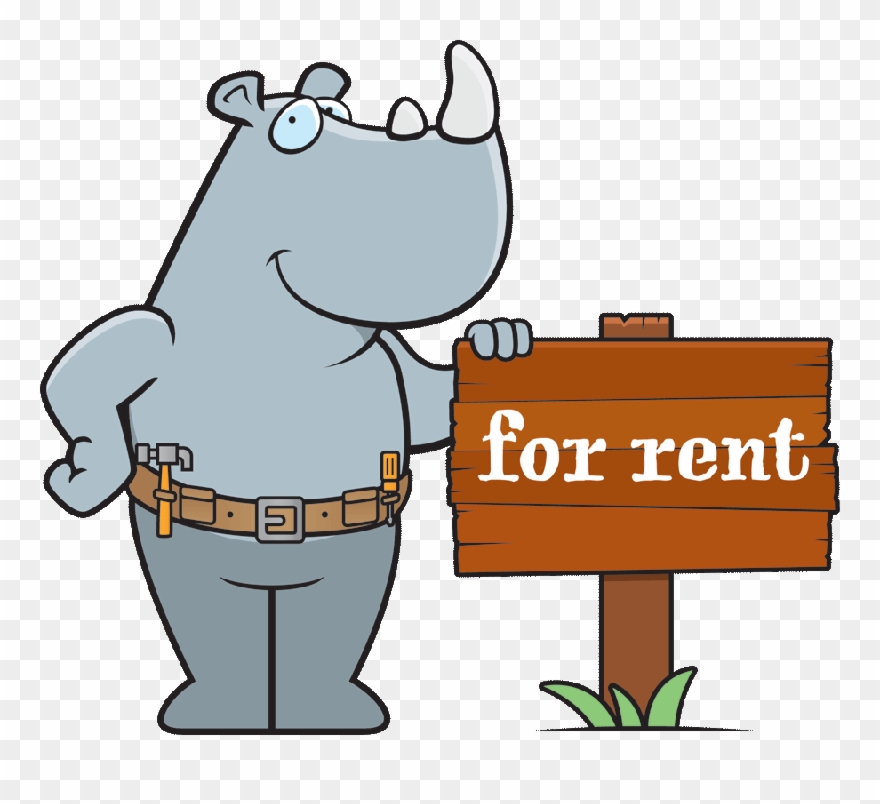 Property Management Company Herndon - Cartoon Rhino Clipart