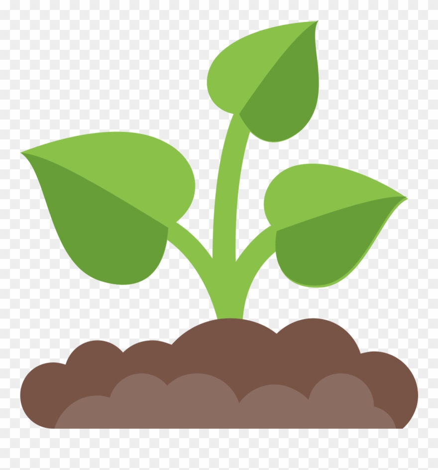 The Bottom Of The Icon Is A Single Line Creating The - Sprout Icon Clipart