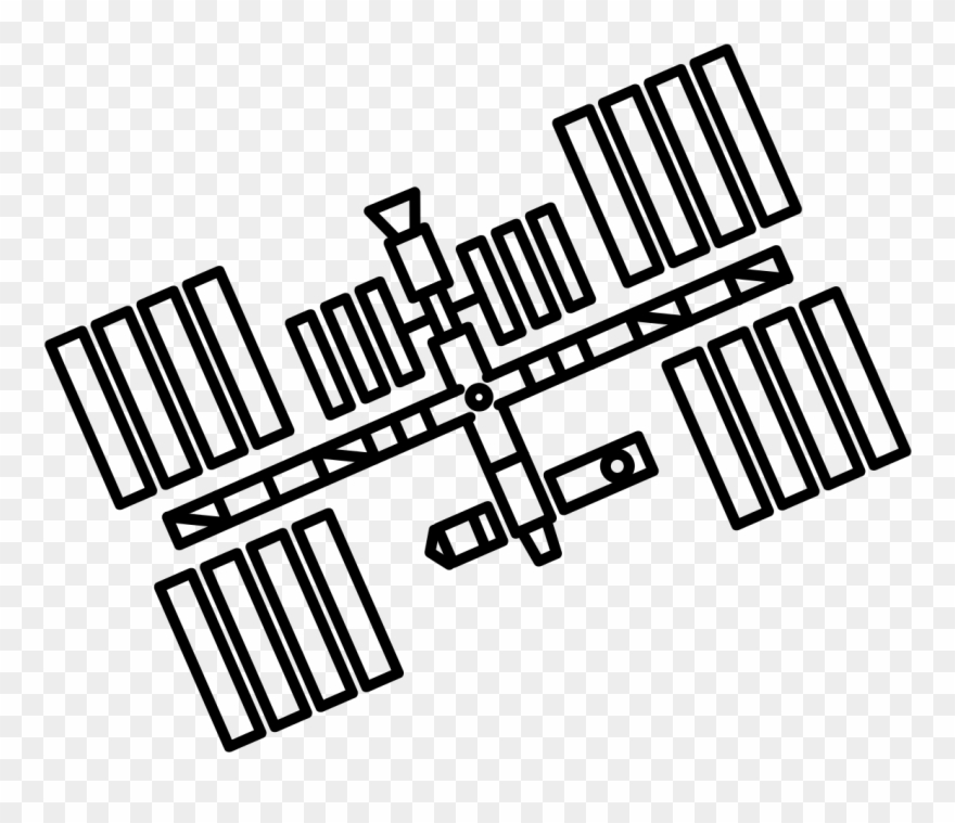 International Space Station Mark - International Space Station Easy Clipart