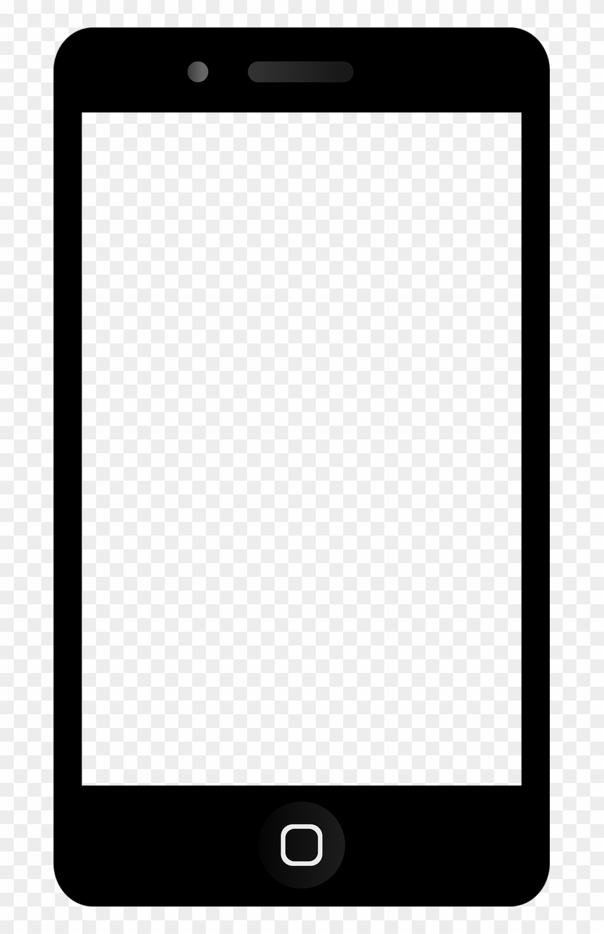 Mobile Phone Iphone Iphone 4 App Png Image - Mobile Phone Template Png Clipart