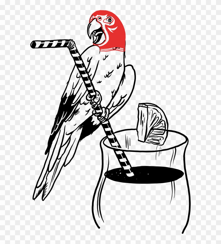 Strawberry Margarita - Illustration Clipart