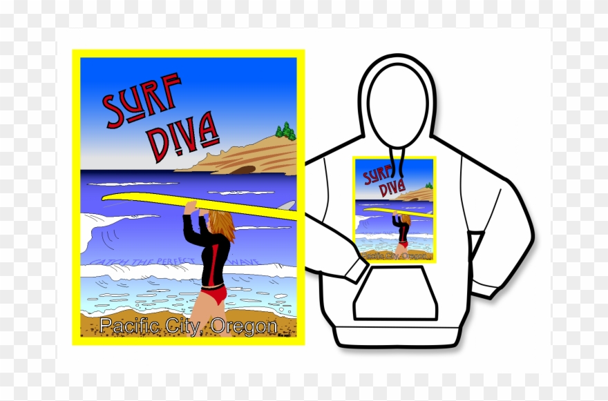 Surf Diva Shop & Surf School Clipart