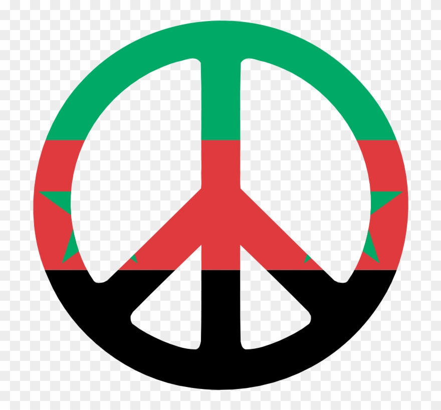 Syria Peacesymbol - - Green Peace Symbol Clipart