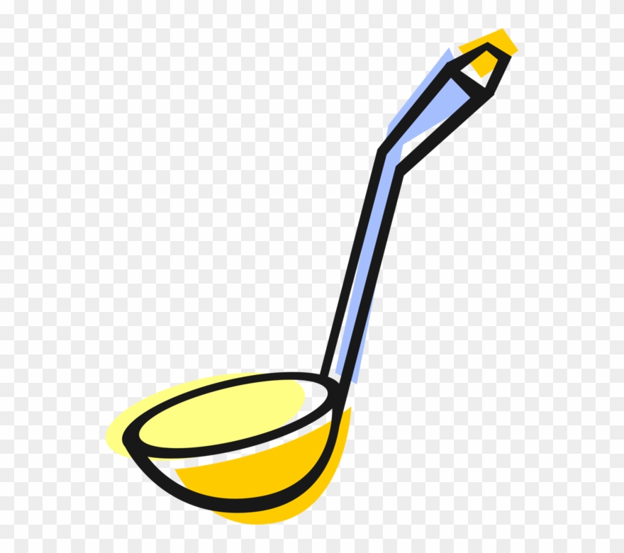 Spoon Clipart Soup Spoon - Clipart Soup Ladle - Png Download