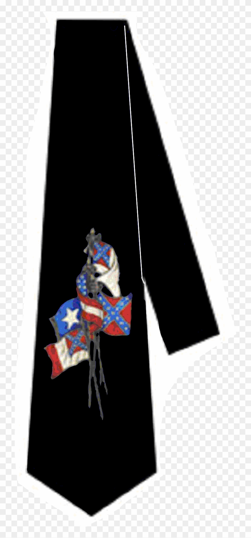 Black Tie With Flag Bundle - Blue Clipart