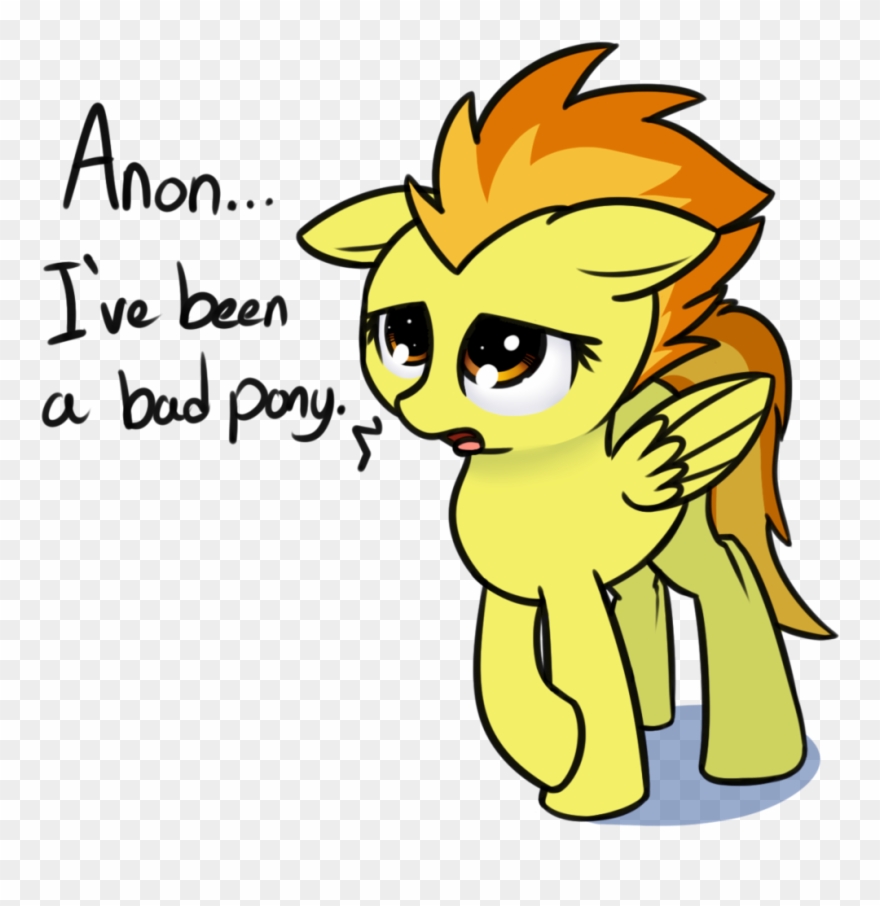 Neuro, Bad Pony, Cute, Floppy Ears, Implied Anon, Pegasus, - Cute Mlp Spitfire Clipart