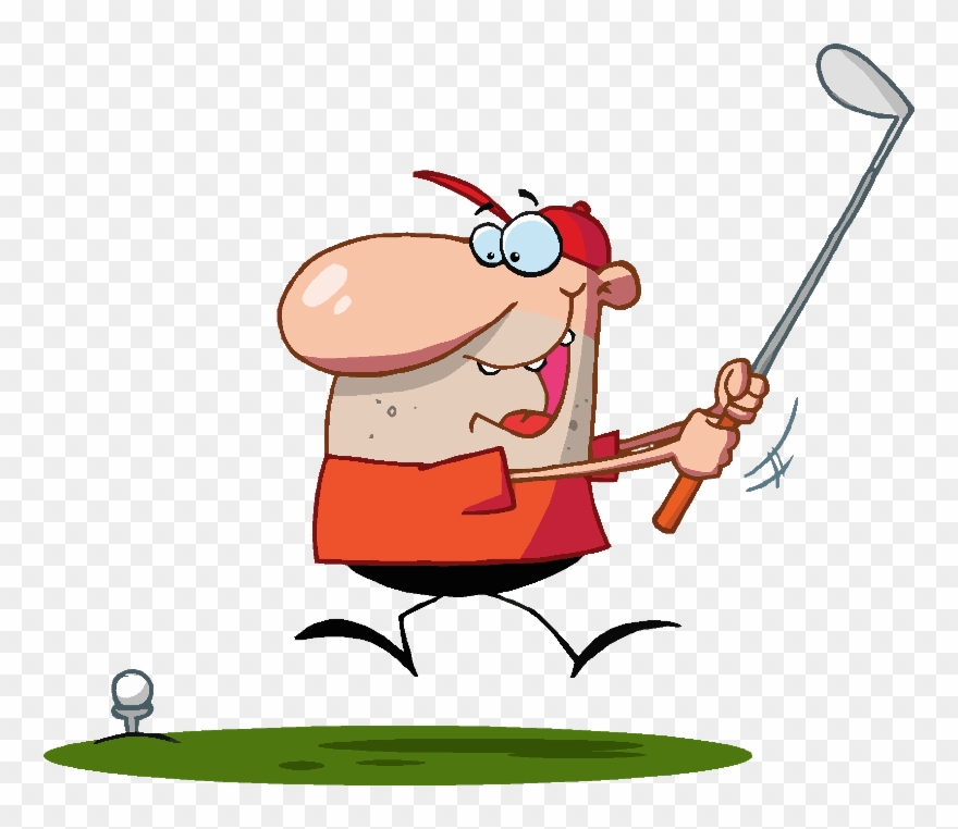 The Alma Action Association 8th Annual Spring Fling - Funny Golfer Clip Art - Png Download