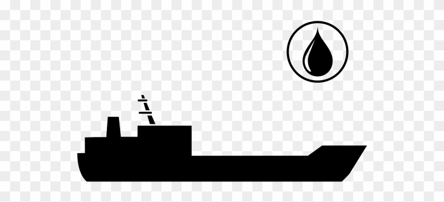 Oil Tanker Rubber Stamp - Oil Tanker Ship Icon Clipart