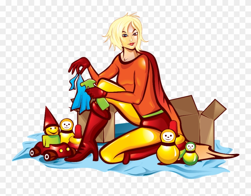 Kids Want To Help - Cleaning Clipart