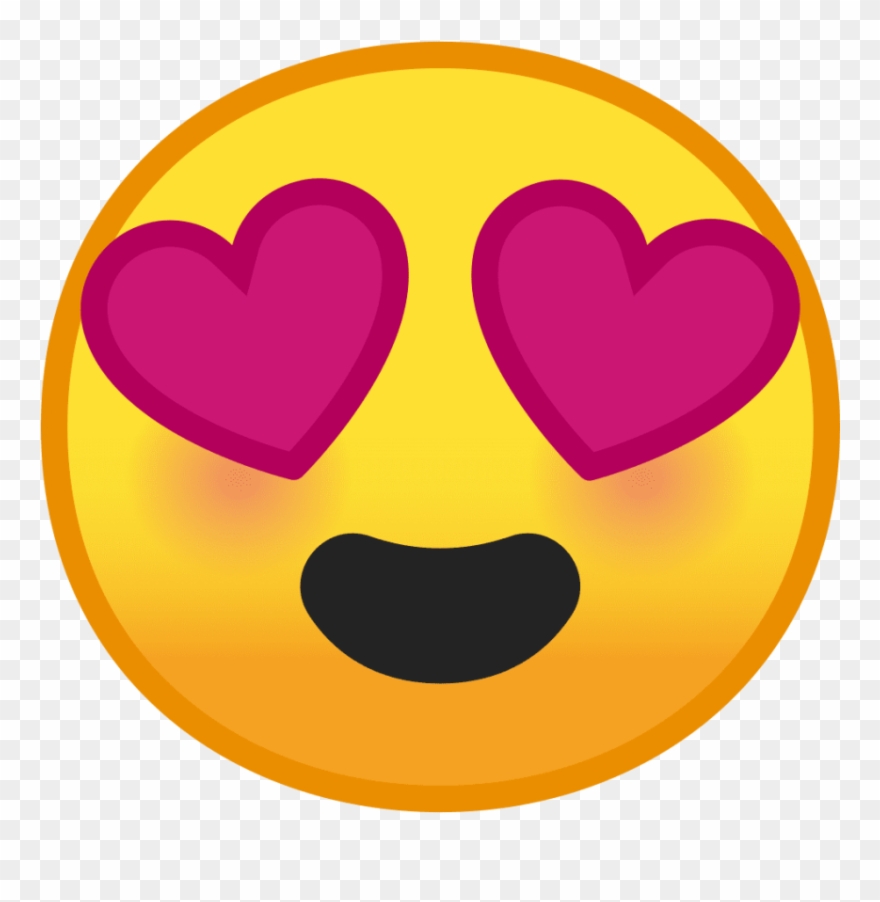 According To Lpcprint - Heart Eyes Emoji Png Clipart