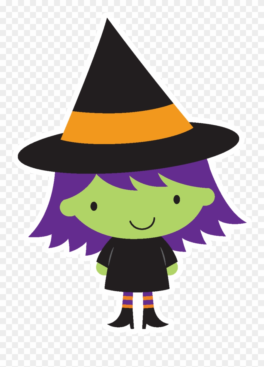 Christmas Garland Wreath Clip Art - Halloween Witch Minus Png Transparent Png