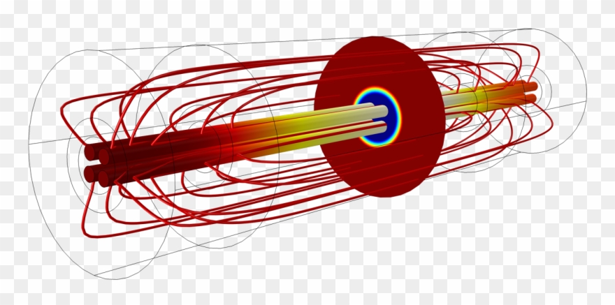 An Example Of Modeling Em Heating In An Inline Induction - Multiphysics Clipart