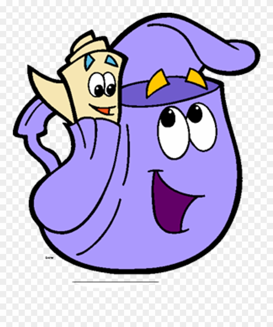 Las Manualidades De Consuelo Centro De Mesa Dora La - Backpack From Dora Coloring Page Clipart