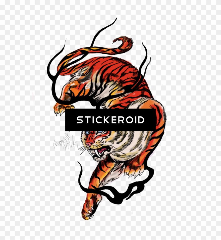 Tiger Tattoos Art Tattoo - Tattoo Png Tigre Clipart