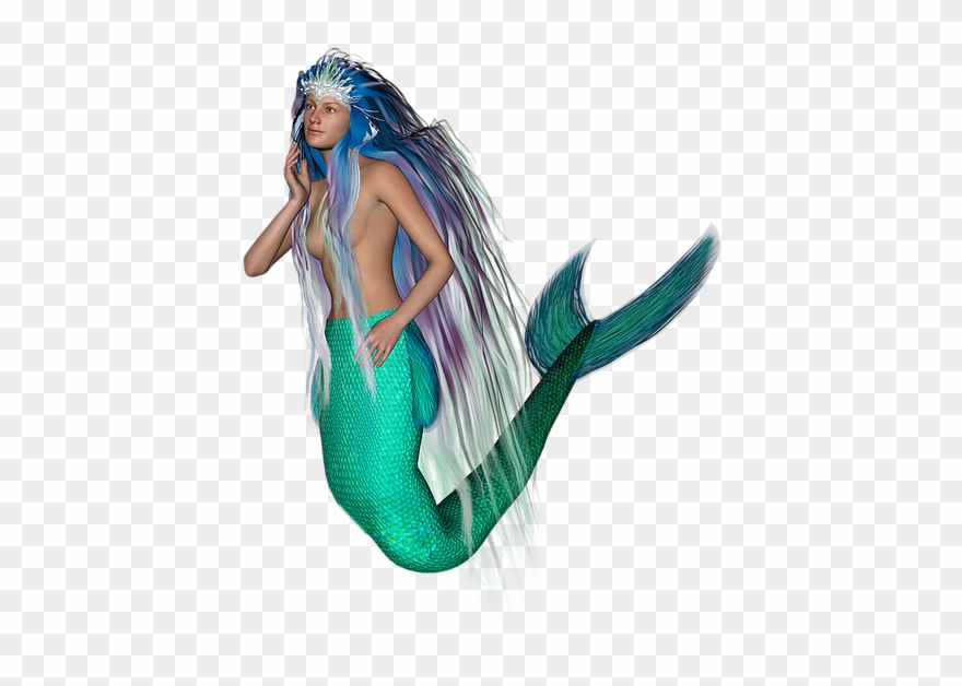 Mermaid, Mermaid Tail, Mythical Creatures, Fairy Tales - Mermaid Clipart