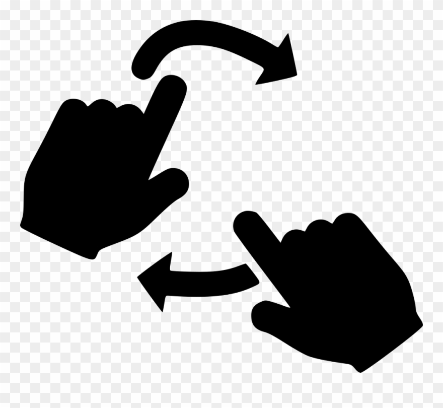 Rotate With Two Hands Comments - Icon Clipart