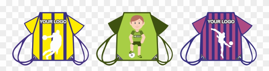 Also For The Sports Fans We Can Offer The T-shirt Bag - Cartoon Clipart