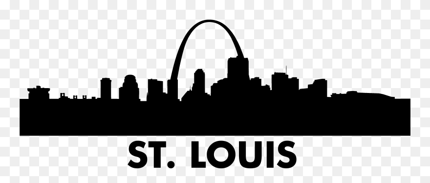 Louis Skyline - St Louis Clipart - Png Download