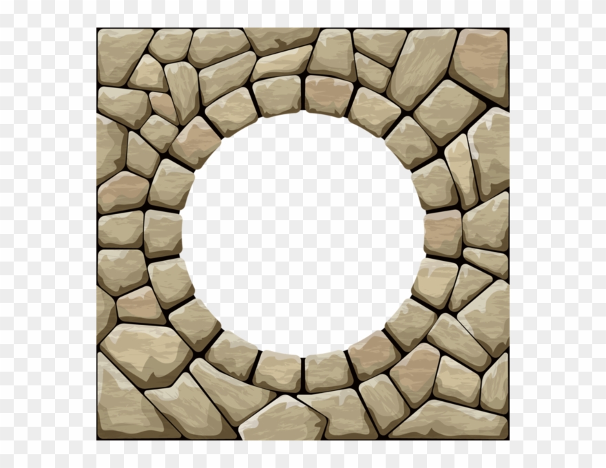 Clip Art - Circle Stone Wall Png Transparent Png