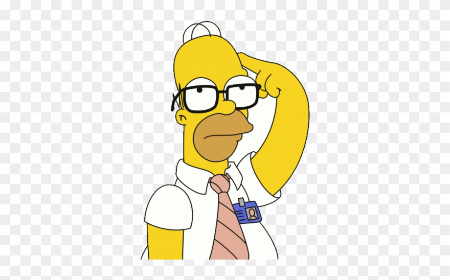 Homer Simpson Pensando Png - Homero Simpson Pensando Clipart