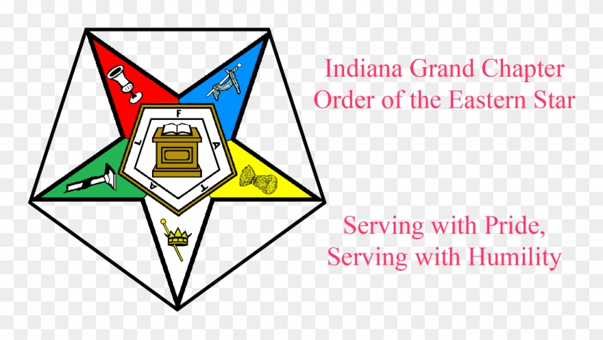 Indiana Grand Chapter Order Of The Eastern Star Rh - Order Of The Eastern Star Clipart