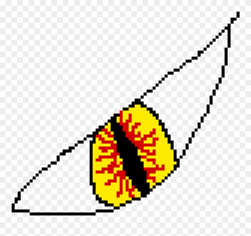 Yellow Dragon Eye That Looks Like A Banana Clipart