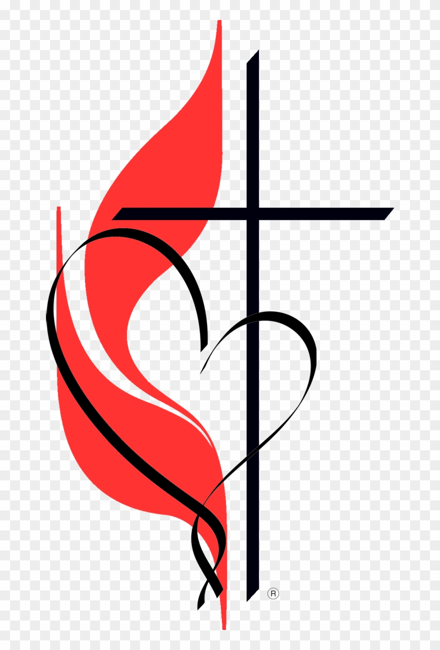 Cross Heart Png1 - United Methodist Church Clipart