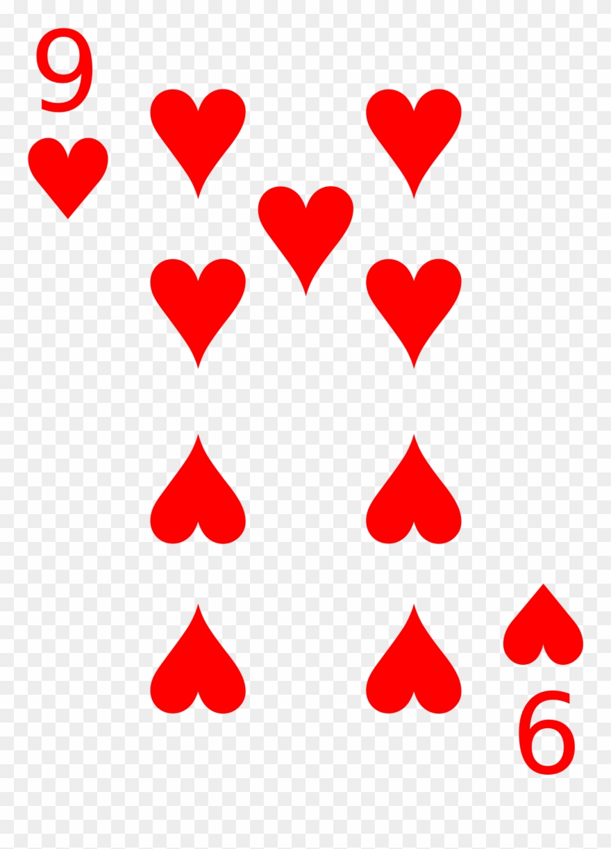 Banner Library File Cards Heart Wikimedia Commons Open - Playing Cards 9 Of Hearts Clipart