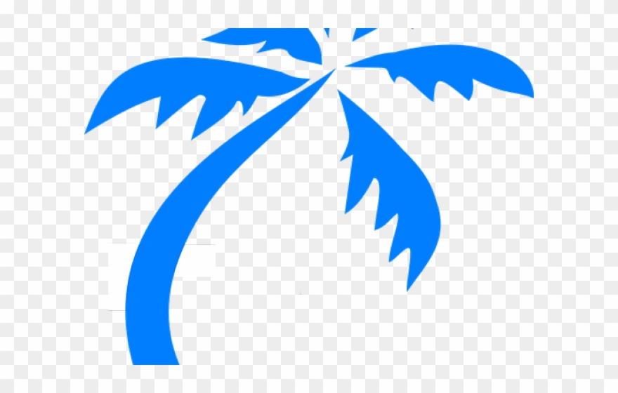 Palm Tree Clipart Oasis - Green Coconut Tree Vector Transparent - Png Download