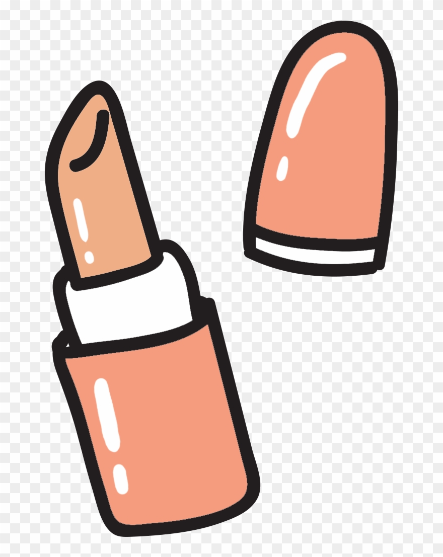 Make Up Lipstick Sticker By Giobi - Lipstick Clipart