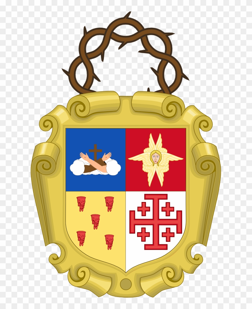 Escudo De La Orden Franciscana / Coat Of Arms Of The - Escudo De Los Franciscanos Clipart