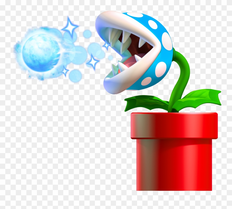 Venus Ice Trap - Planta Carnivora Mario Bros Clipart