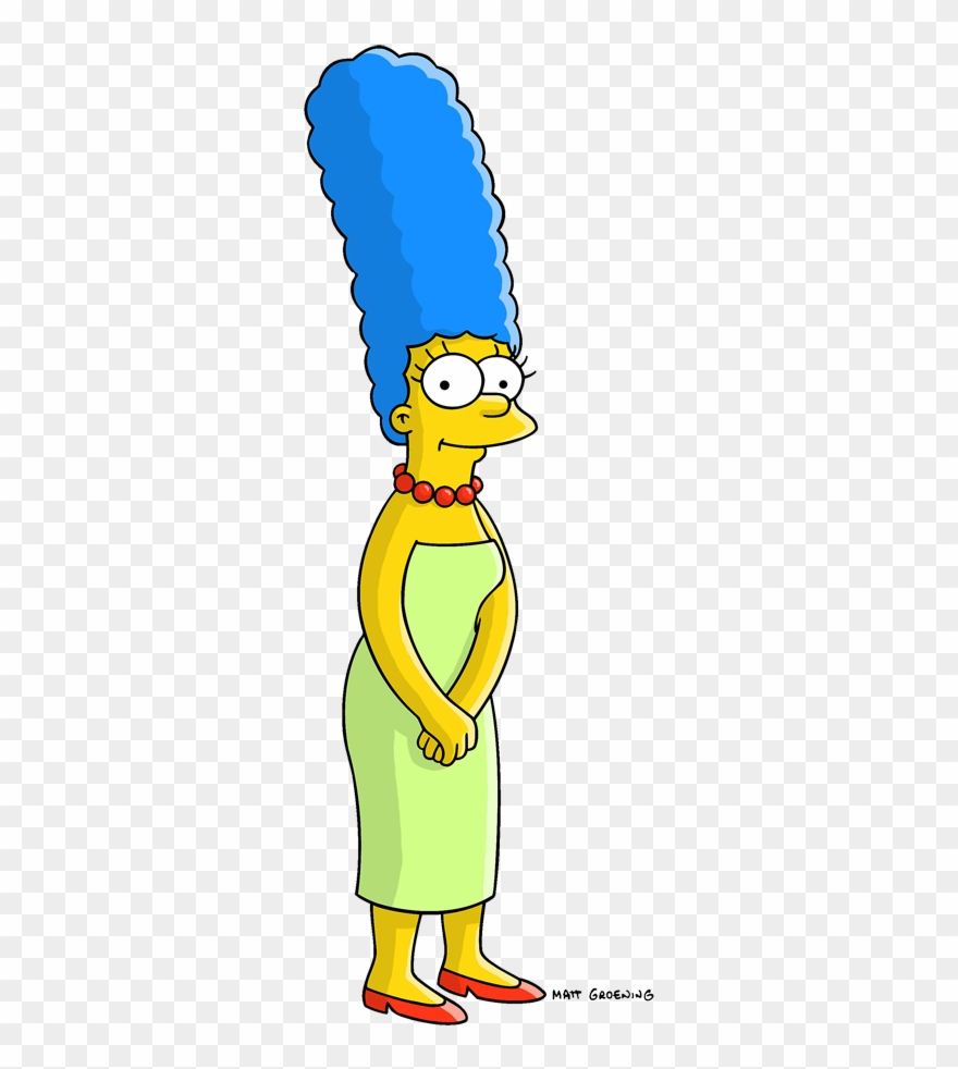 Background Marge Simpson - Mom Off Of The Simpsons Clipart