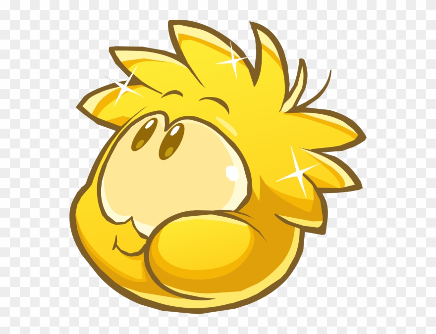 Adopt A Rainbow Puffle Adopt A Gold Puffle - Club Penguin Puffles Gold Clipart