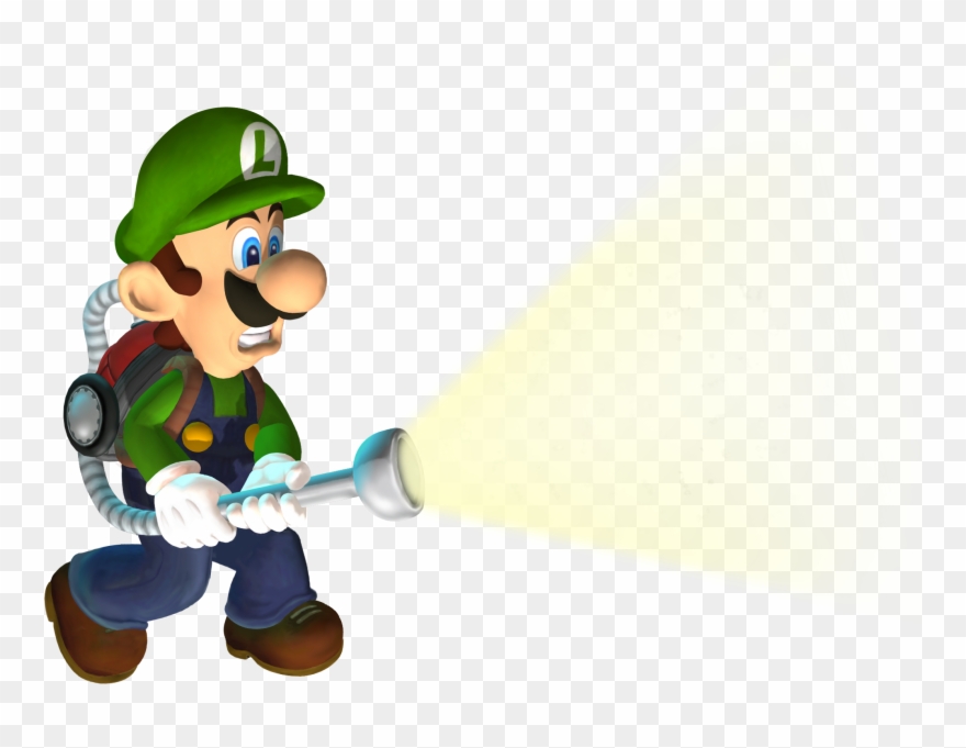 Luigi Clipart Scared - Luigi Luigi's Mansion - Png Download