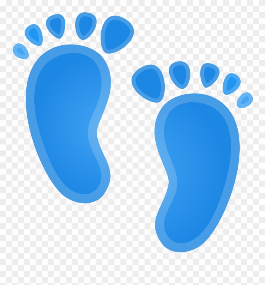 Footprint Clip Art Sandals Ancient Egypt - Baby Feet Svg - Png Download