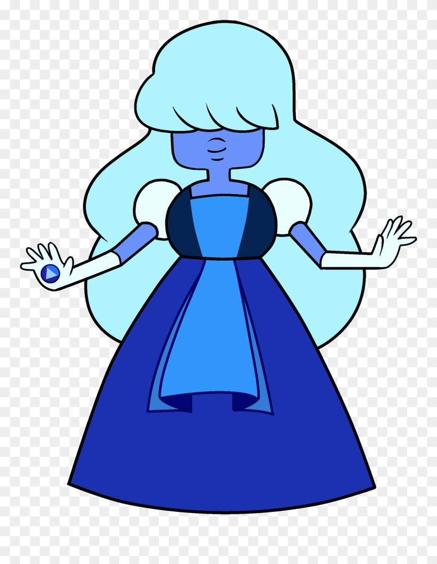 New Template Image - Sapphire Crystal Gems Steven Universe Clipart
