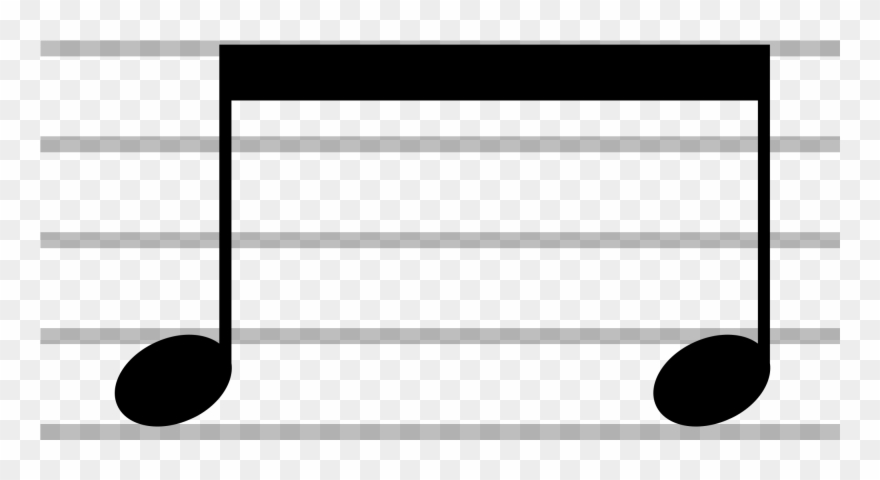 File Beam Svg Wikimedia Transparent Background - Music Clipart