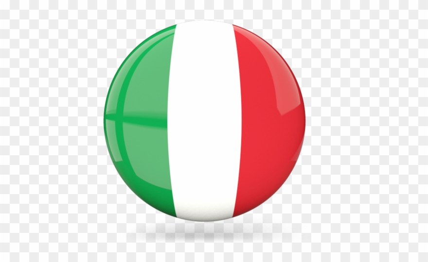 Travel Icons - Italy Round Flag Png Clipart