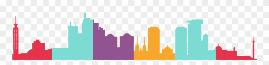 Jakarta Illustration Color Transprent - Jakarta Skyline Png Clipart