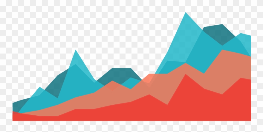 An Area Chart Is A Line Chart With The Area Below The - Chart Clipart