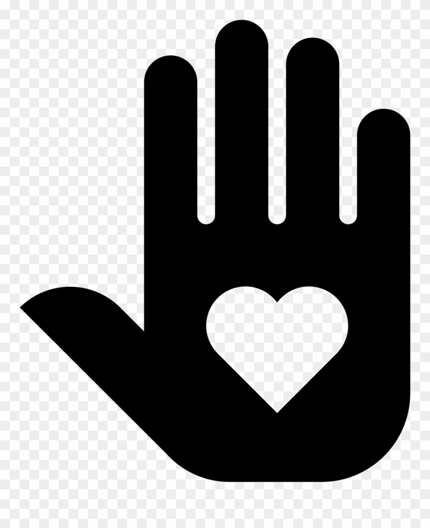 This Is A Picture Of A Right Hand With It's Fingers - Volunteering Icon Clipart