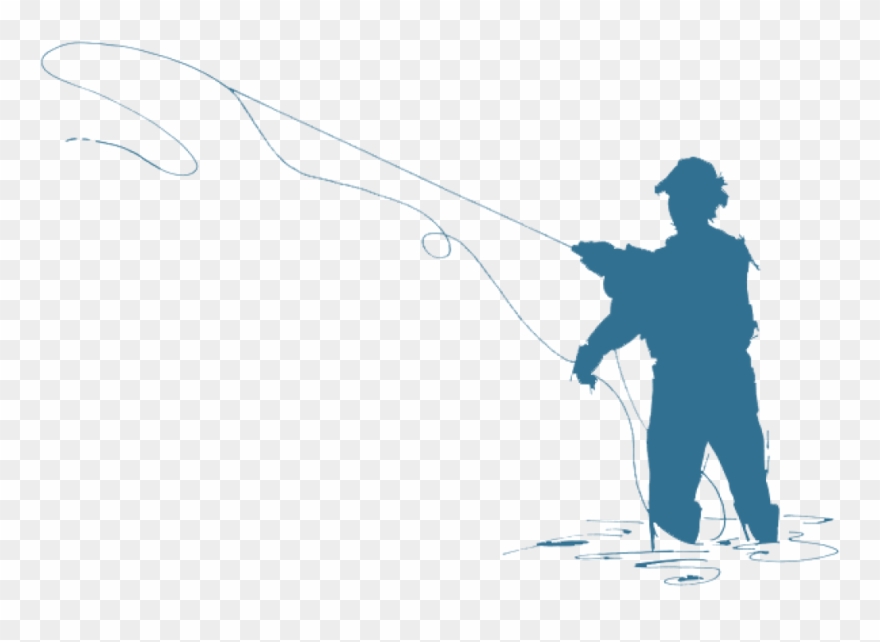 Fisherman Silhouette Fly Fisherman Silhouette At Getdrawings - Fisherman Clipart