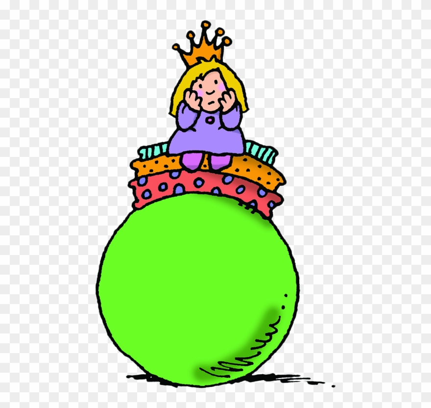 The And Pea Fairy - Clip Art Princess And The Pea - Png Download