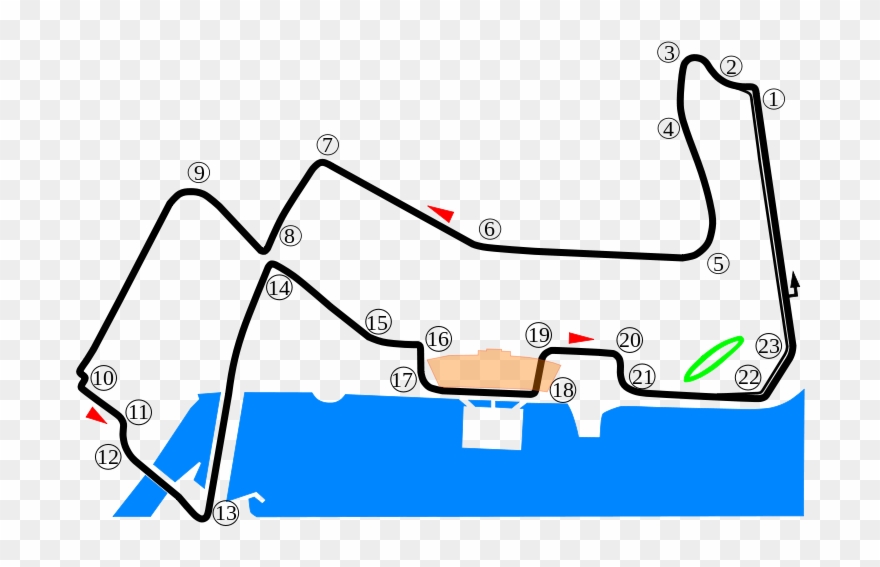 0 Comments - - Singapore Formula One Circuit Plan Clipart