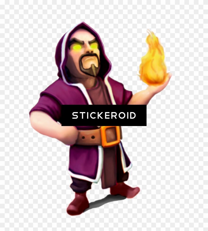 Wizard Fantasy - Clash Of Clans Likovi Clipart