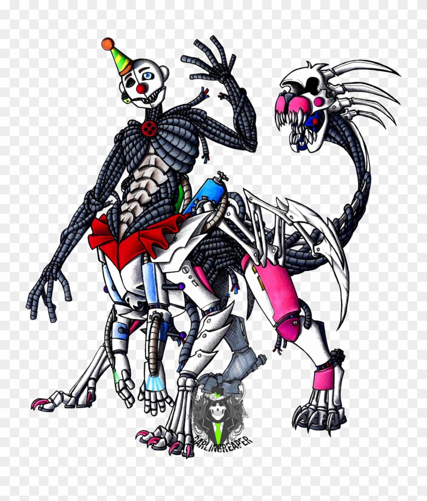 Illustration - Naked Ennard Fnaf Clipart