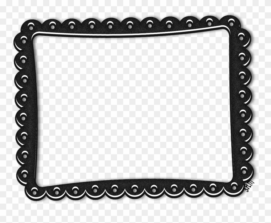 Just Right Click & Save The Image - Scallop Frame Png Clipart