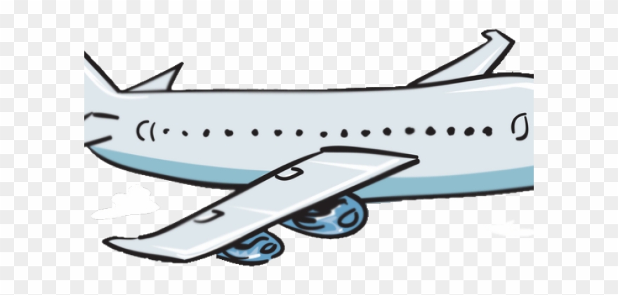 Flying Clipart Plane - Plane Clipart Transparent Background - Png Download