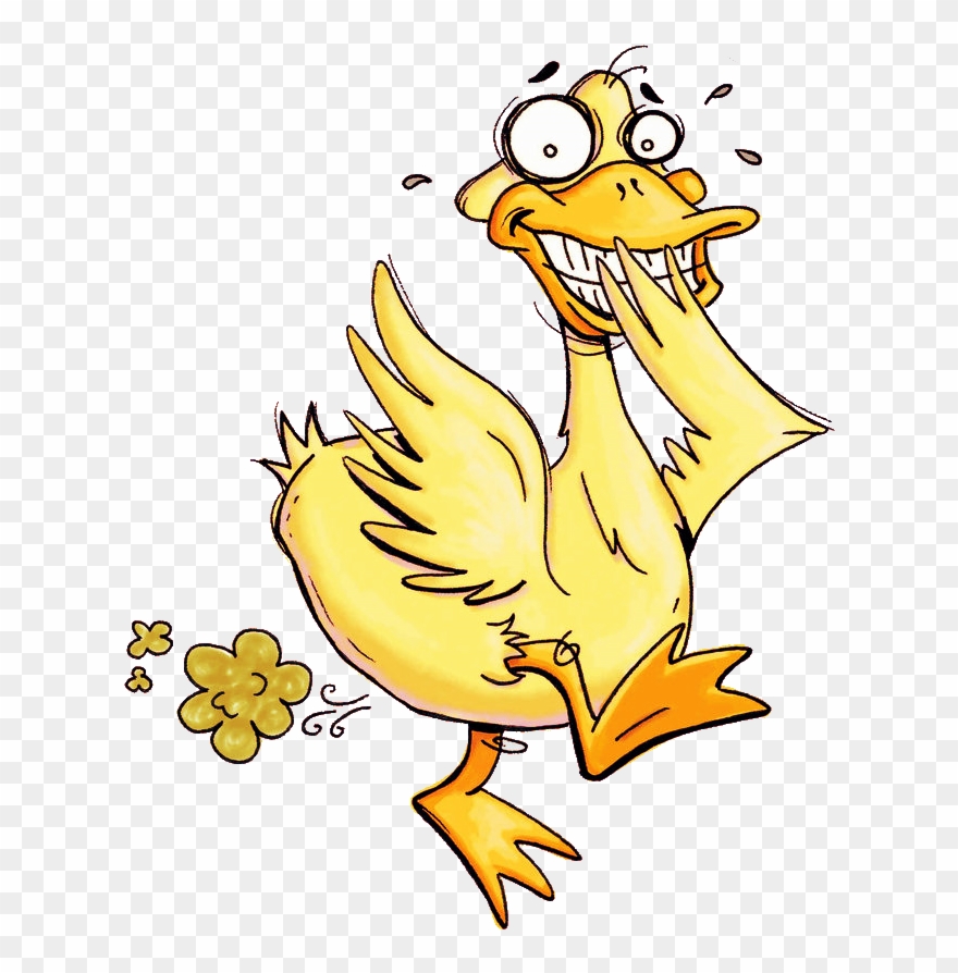 Duck-farting - Duck Fart Clipart